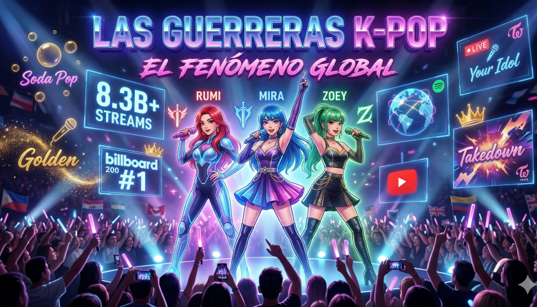 De la pantalla al chart: El hackeo de "Las Guerreras K-Pop" a la industria musical
